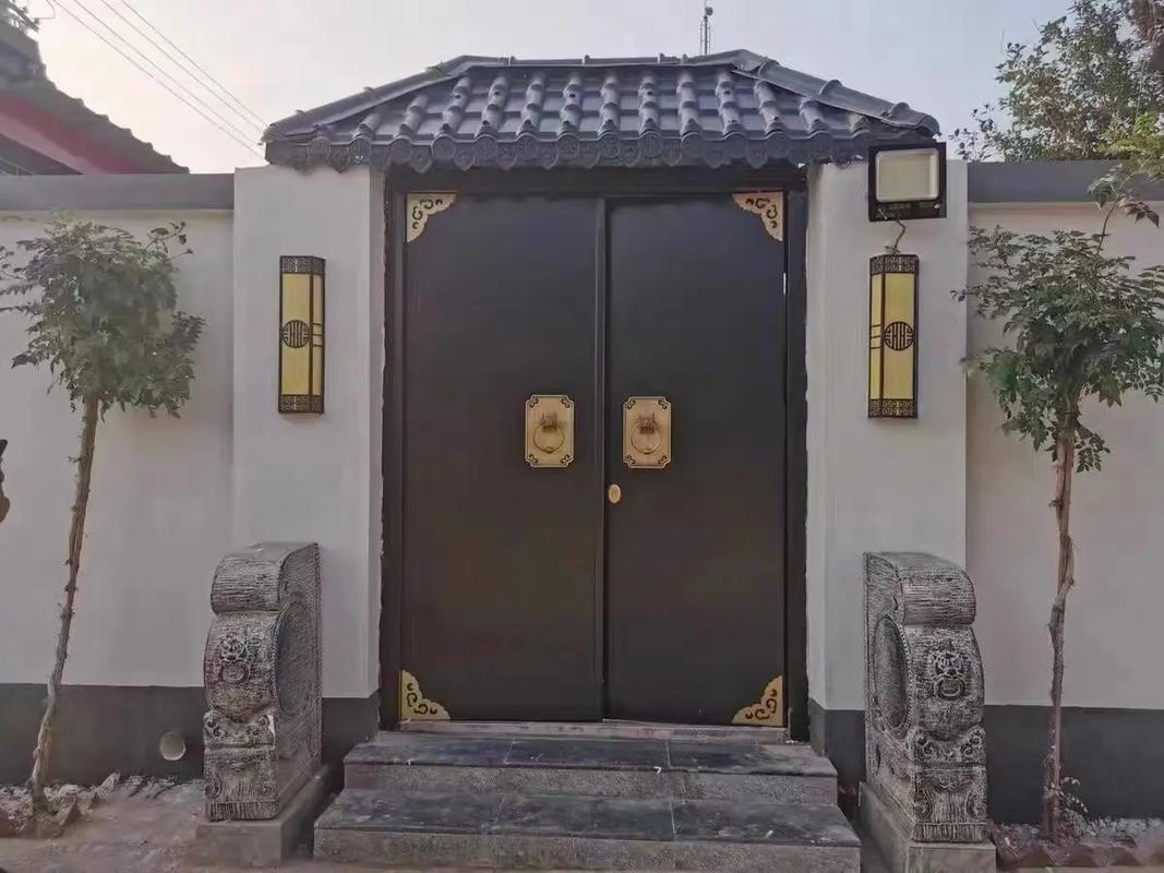 锌合金庭院门 高端定制，让农村自建房从此有了\